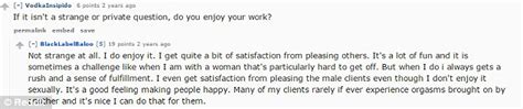 reddit prostitute|I worked as a male prostitute for 5 years. AMA. : r/IAmA .